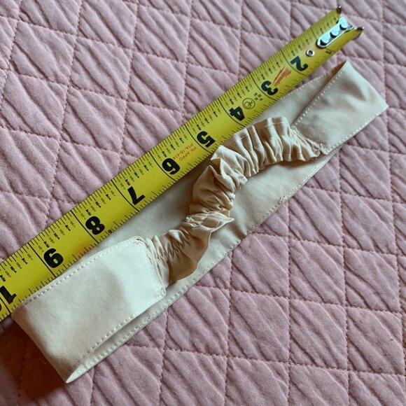 Classic Cream Cotton Headband – Handcrafted with Love - Picture 11 of 12